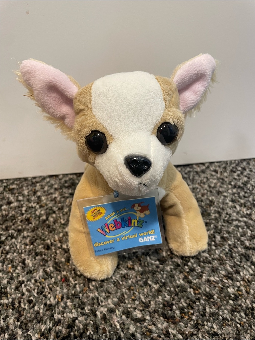 Webkinz Chihuahua Plush Dog by Ganz with code